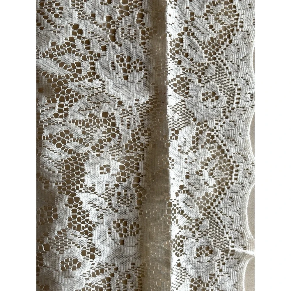 Vintage 1993 Door Panel Windsor & Browne New 42 x 45 Ivory Regal Lace Cottage